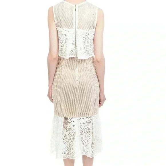 NWT Elliatt Dress Serenity Revolve Anthropologie Lace White Trumpet Mermaid Boho - Picture 4 of 15